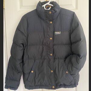 L.L. Bean Mountain Classic Down Jacket XSP Black